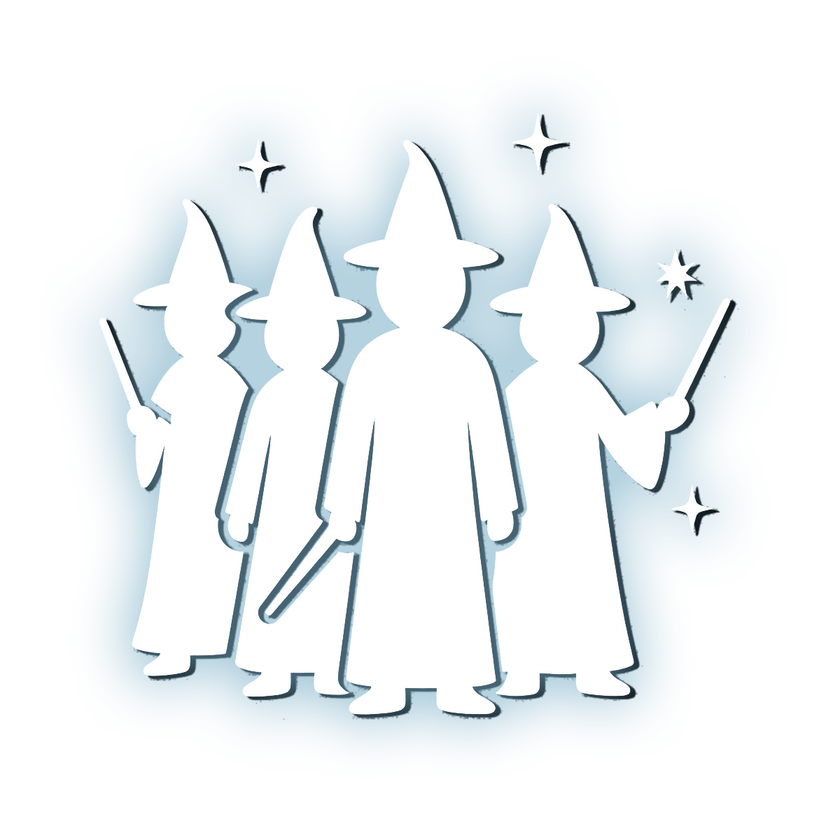Grupo-de-4-magos-y-brujas-Escape-Room-Barcelona
