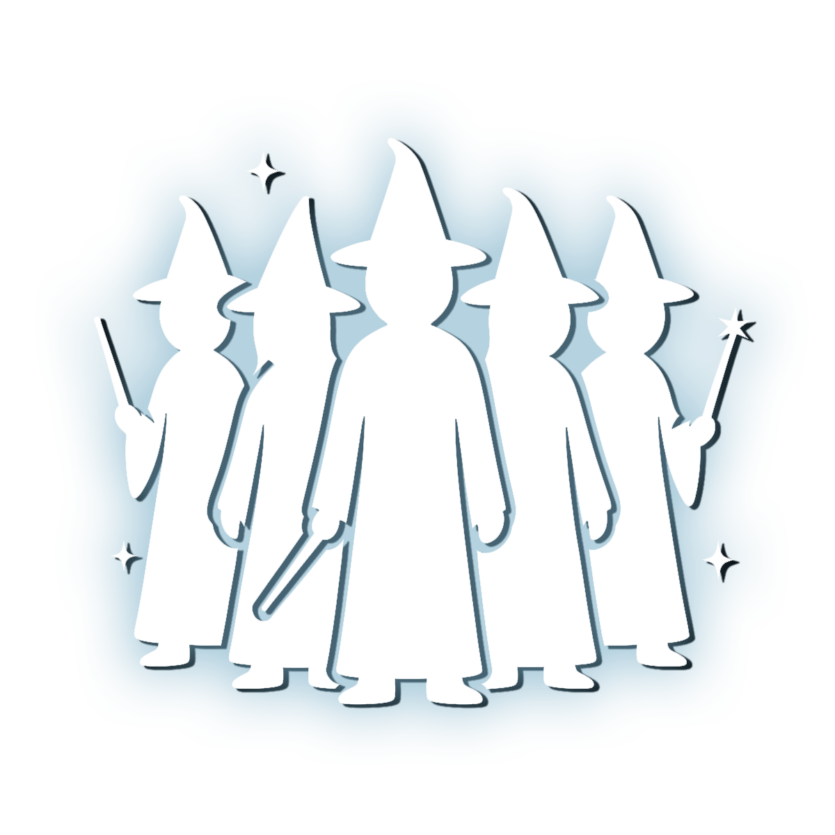 Grupo-de-5-magos-y-brujas-Escape-Room-Barcelona